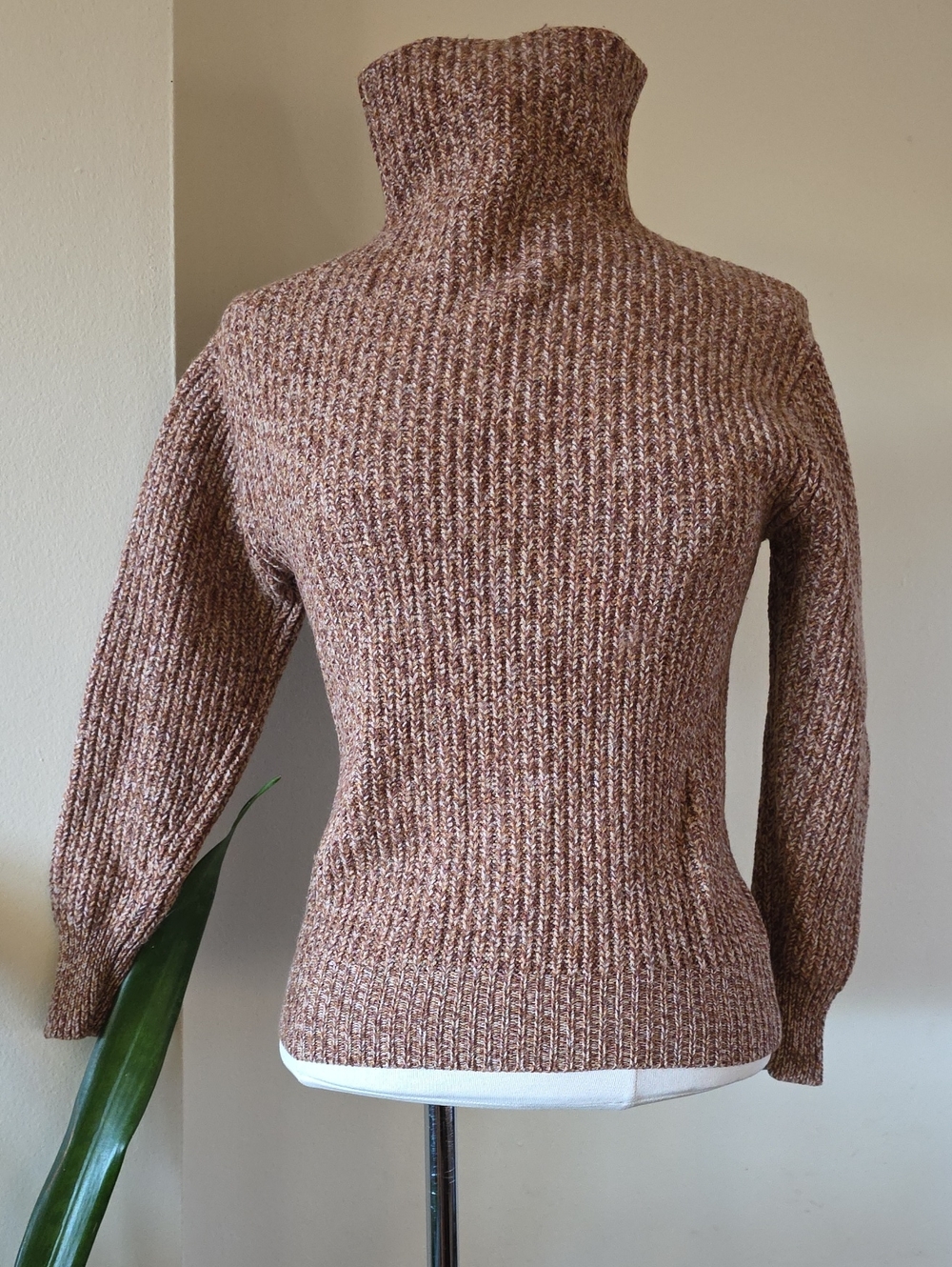 Wilfred Cable Knit Marled Mockneck Sweater - 2XS